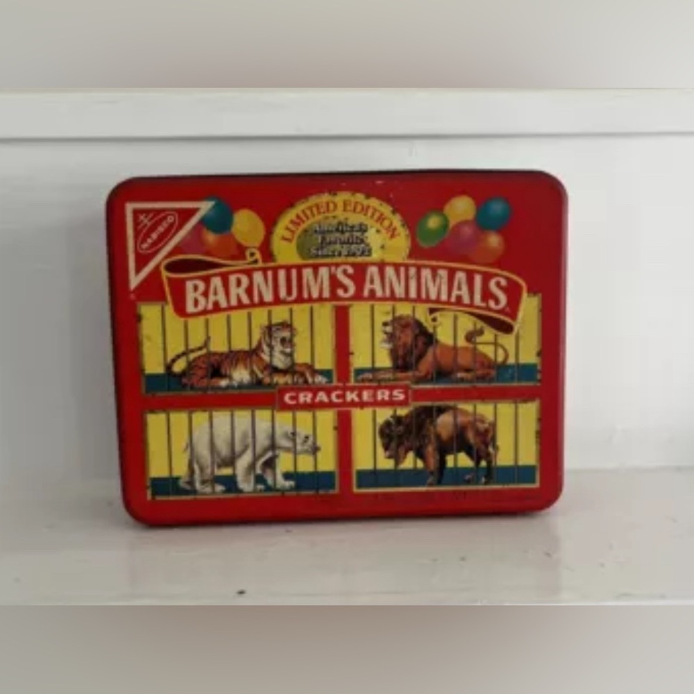 Vintage 1989 BARNUM’s ANIMALS Crackers Limited Edition Cookie Tin Nabisco - Picture 10 of 10